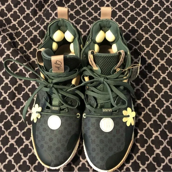 Adidas Mens James Harden Vol. 6 Basketball Shoes Green Oxide GW9032 Sz 10 Floral - Picture 10 of 11